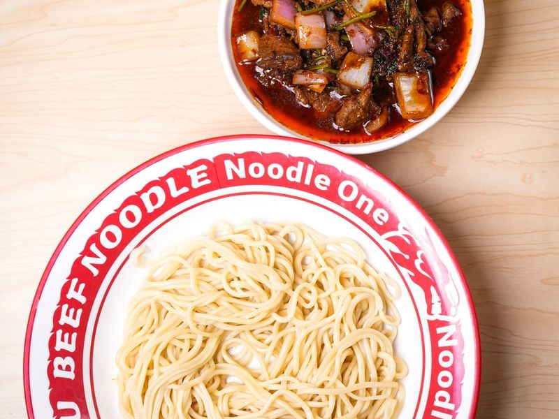 Cumin Beef over Noodles