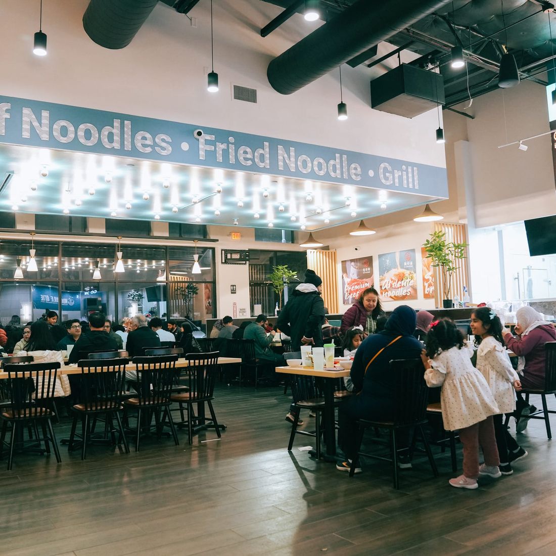 The Noodle One dining room