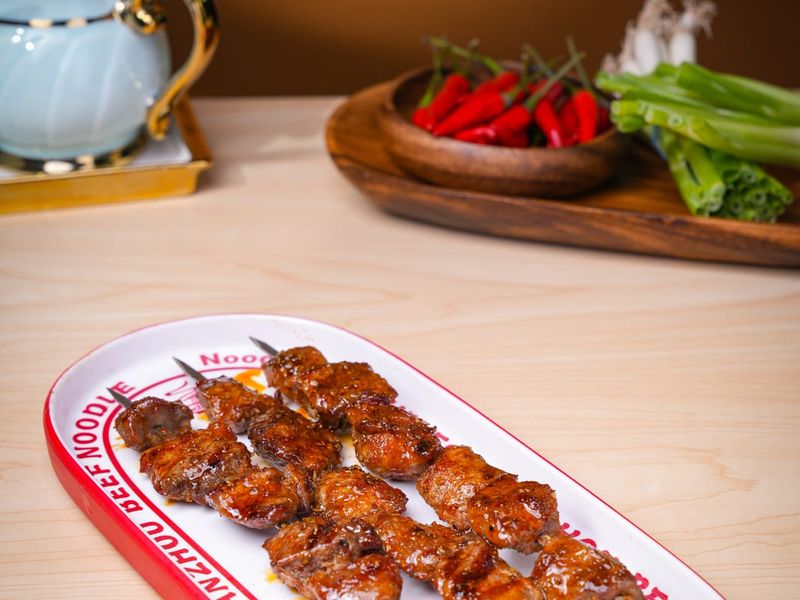 Grilled Lamb Skewers